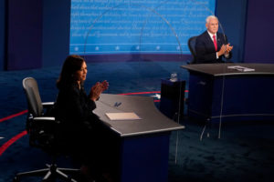 Mike Pence And Kamala Harris Take Part In Vice Presidential Debate